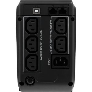 PowerCom Imperial IMD-825AP ИБП {Line-Interactive, 825VA/495W, Tower, 5 xC13: 3 с резервным питанием + 2 с фильтрацией, LCD, USB} (507309)
