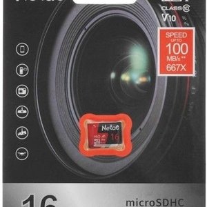 Micro SecureDigital 16GB Netac MicroSD P500 Extreme Pro Retail version card only [NT02P500PRO-016G-S]