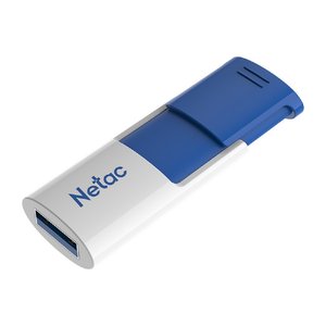 Netac USB Drive 64GB U182 Blue USB3.0 [NT03U182N-064G-32BL], выдвижной