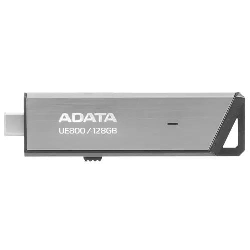 A-DATA Flash Drive 128GB USB (Type-C) A-Data UE800 USB3.2 серебристый [aeli-ue800-128g-csg], AELI-UE800-128G-CSG