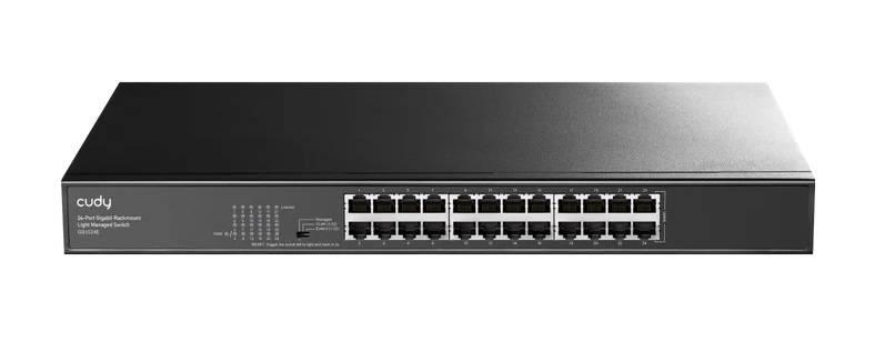 Cudy GS1024E Коммутатор линейки Light Managed с 24 гигабитными портами для установки в стойку