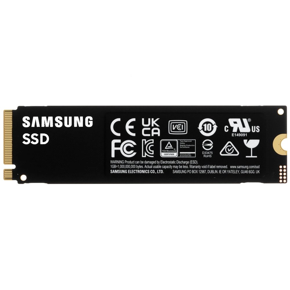 Samsung SSD 4TB 990 PRO PCIe Gen 4.0 x4 NVMe 2.0 V-NAND TLC MZ-V9P4T0BW
