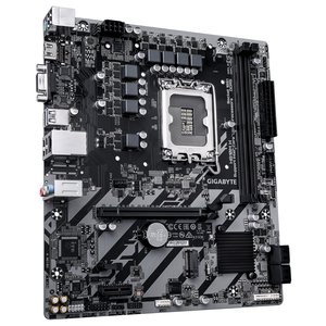 Gigabyte H810M H {Socket 1851, Intel®H810, 2xDDR5-6400, D-SUB+HDMI, 1xPCI-Ex16, 1xPCI-Ex1, 4xSATA3(RAID 0/1/5/10), 1xM.2, 8Ch Audio, GLan, (5+2)xUSB2.0, (1+2)xUSB3.2, (0+1)xUSB Type-C™, mATX}