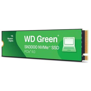 WD SSD 500GB WD Green SN3000, PCI-E 4.0 x4 M.2 2280, [R/W - 5000/4100 MB/s] WDS500G4G0E
