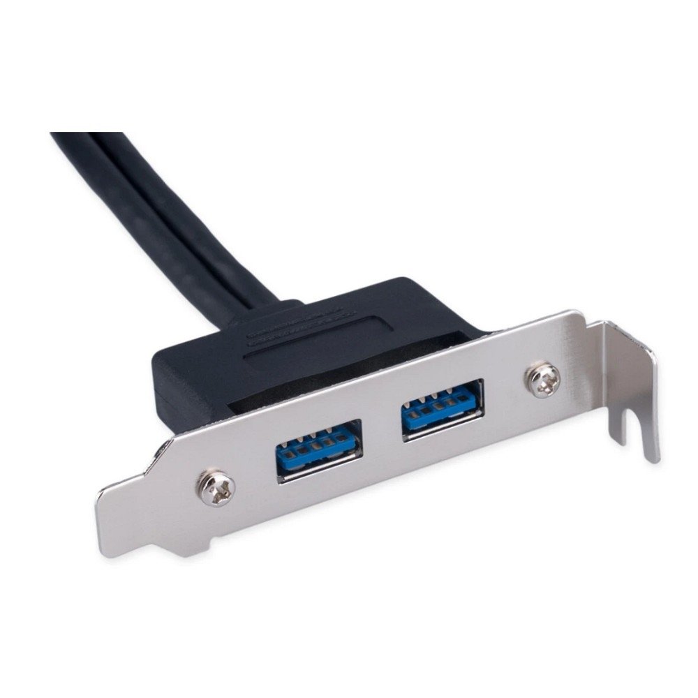 Cablexpert Планка USB 3.0 на заднюю панель низкопрофильная, 2 порта USB (CC-USB3-RECEPTACLE-LP)
