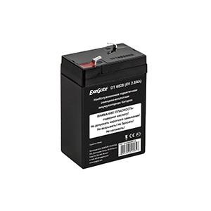 Exegate EX282946RUS Аккумуляторная батарея DT 6028 (6V 2.8Ah, клеммы F1)