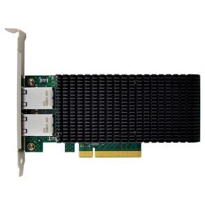 ORIENT XWT-INT540L2PE8, Сетевая карта PCI-Ex8 v2.1 2xRJ45 10Gbps Converged Server NIC, Intel X540 chipset, 10/1 Гбит/с, 2 планки крепления в комплекте (33299)
