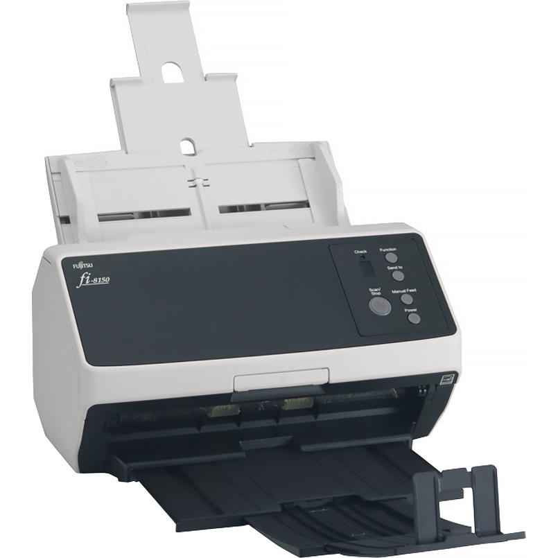 Ricoh(PFU) fi-8150 Документ сканер А4, двухсторонний, 50 стр/мин, автопод. 100 листов, USB 3.2, Gigabit Ethernet/ Ricoh(PFU) fi-8150, Document scanner, A4, duplex, 50 ppm, ADF 100, USB 3.2, Gigabit Ethernet, PA03810-B101