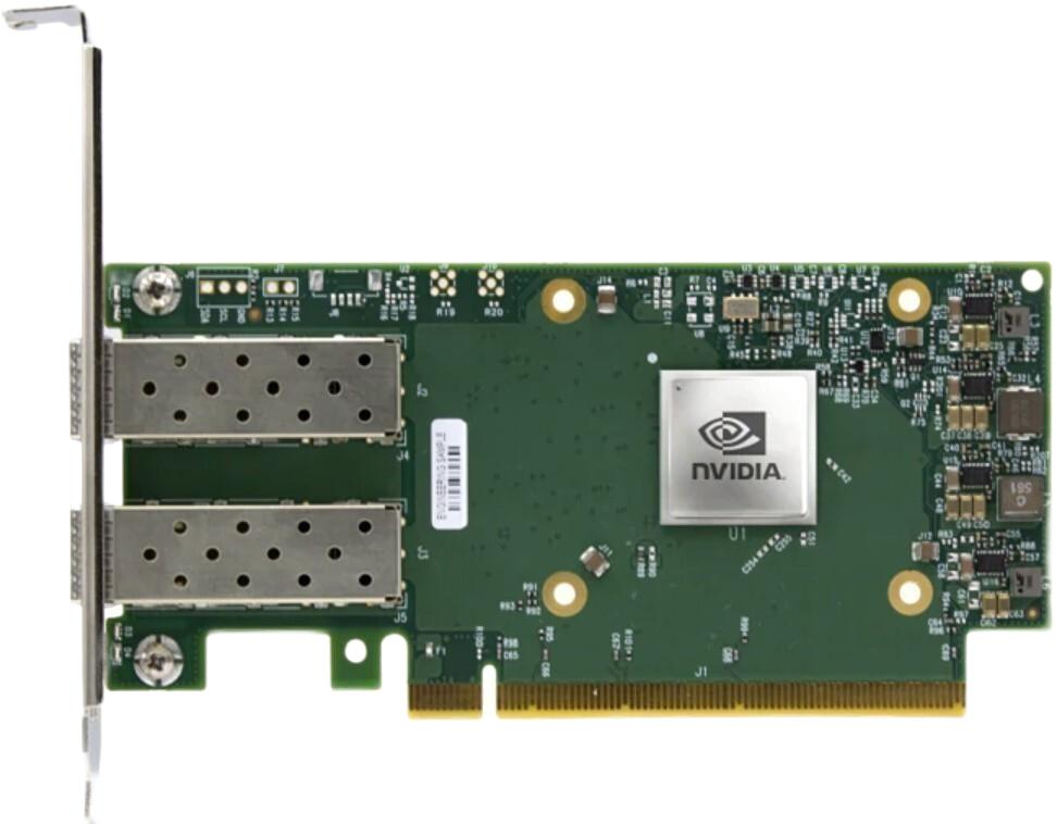 Сетевая карта/ CX623106A ConnectX-6 Dx EN adapter card, 100GbE, Dual-port QSFP56, PCIe 4.0 x16, No Crypto, Tall Bracket, MCX623106AN-CDAT
