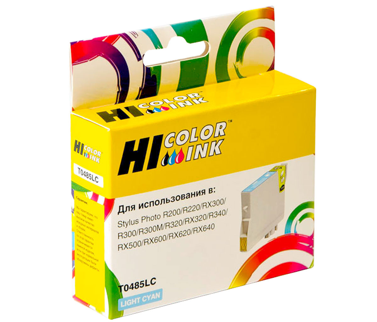 Картридж Hi-Black (HB-T0485) для Epson Stylus Photo R200/R300/RX500/RX600, LC, T0485LC