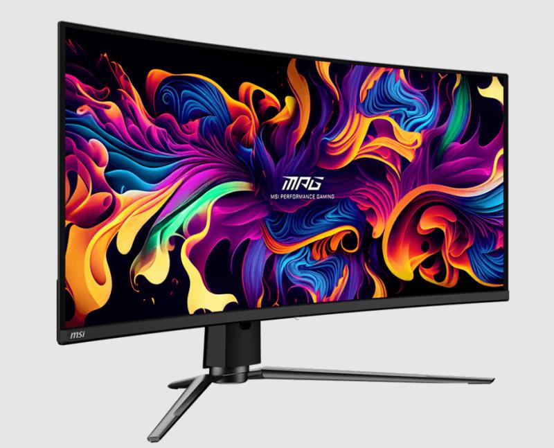 Монитор MSI 34,18" MPG 341CQPX QD-OLED 1800R, 21:9, UWQHD, 0,03ms, 240Hz, HDMI, DP, USB-C, HAS, 9S6-3DD04T-036