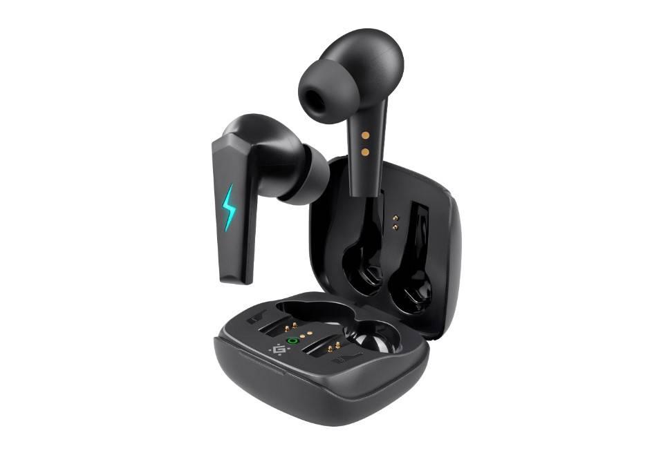 Defender Игровая гарнитура беспроводная CyberDots 280 черный, TWS, Bluetooth, 63280