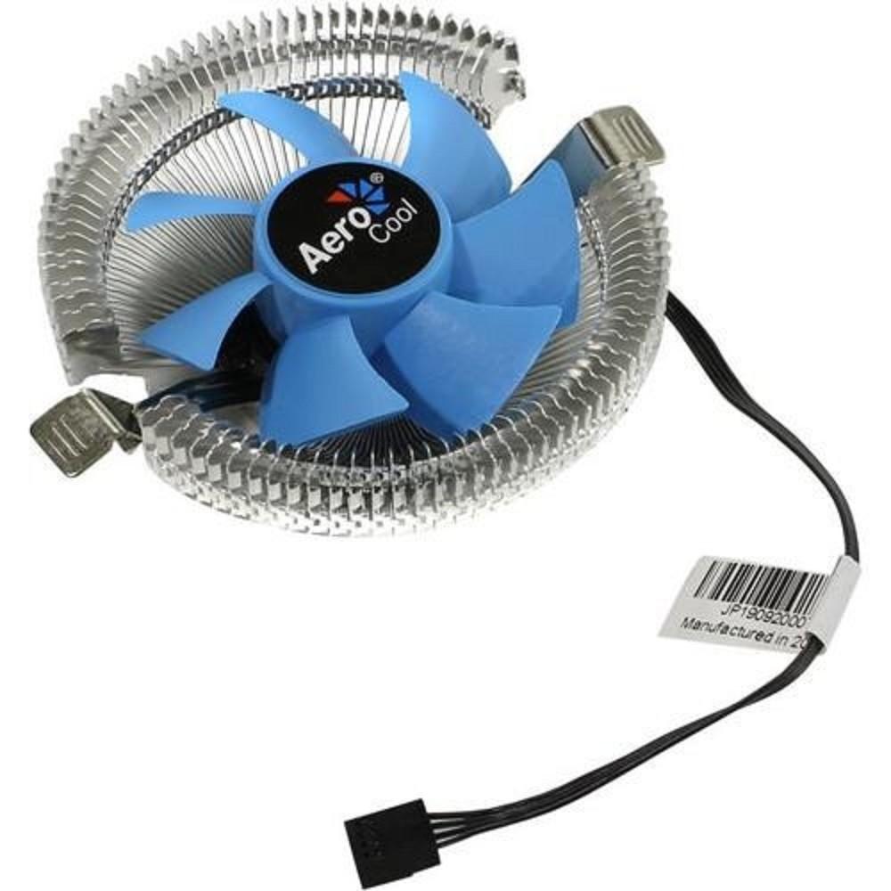 Cooler Aerocool Verkho I 90W(4пин, 775/1155, 12.2-29.7дБ, 1200-2500об/мин, Al PWM/ Clip), Verkho i