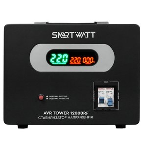 Напольный стабилизатор напряжения SMARTWATT AVR TOWER 12000RF, 4512020370001