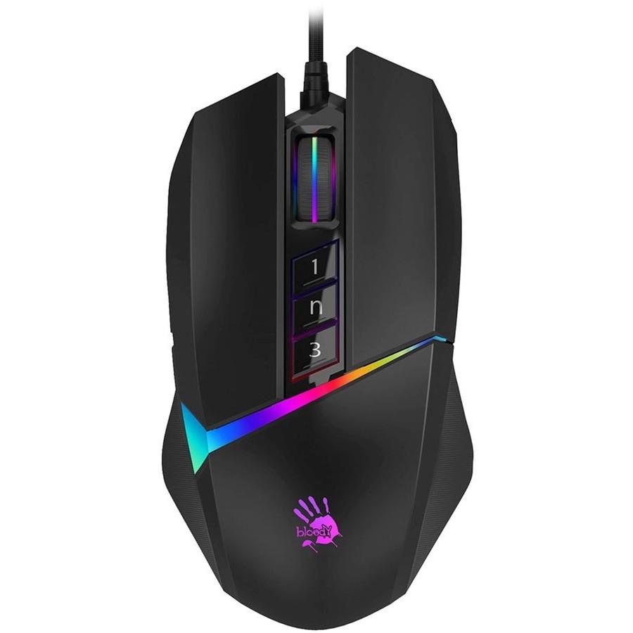 Мышь A4Tech Bloody W60 Max черный оптическая (10000dpi) USB (10but), W60 MAX STONE BLACK