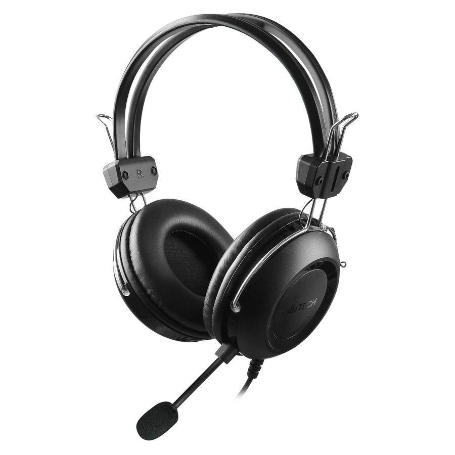 A4 HU-35 черный 2м накладные USB оголовье, HU-35	