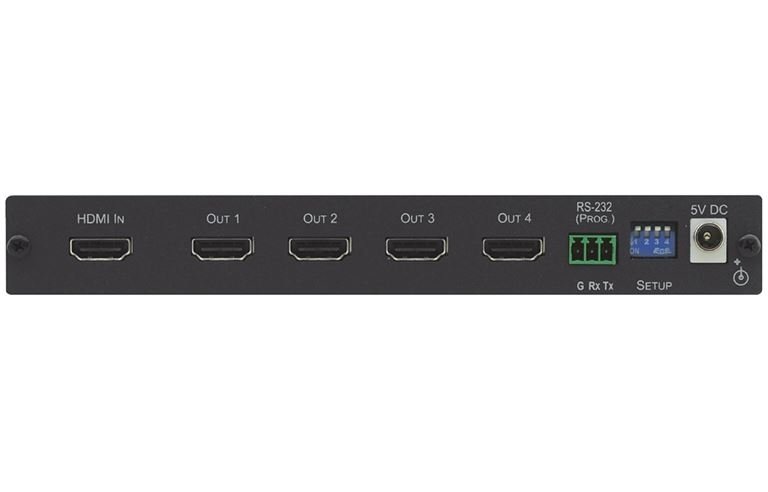 Усилитель-распределитель 1:4 HDMI UHD; поддержка 4K60 4:4:4, HDMI 2.0 [10-80408090], VM-4H2