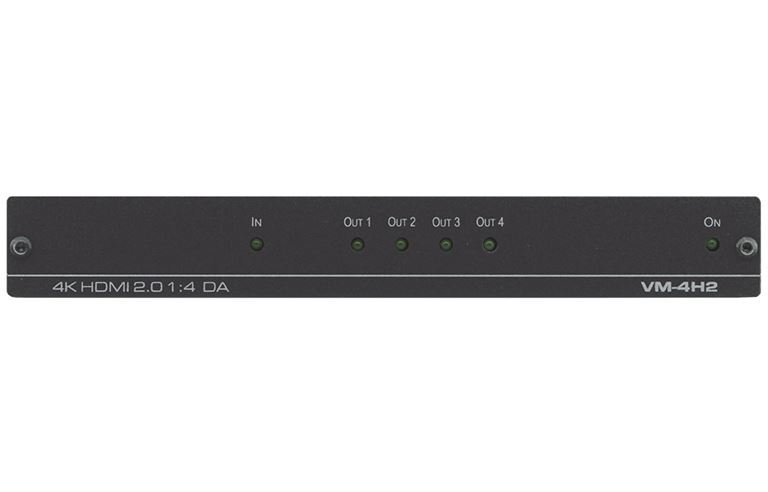 Усилитель-распределитель 1:4 HDMI UHD; поддержка 4K60 4:4:4, HDMI 2.0 [10-80408090], VM-4H2
