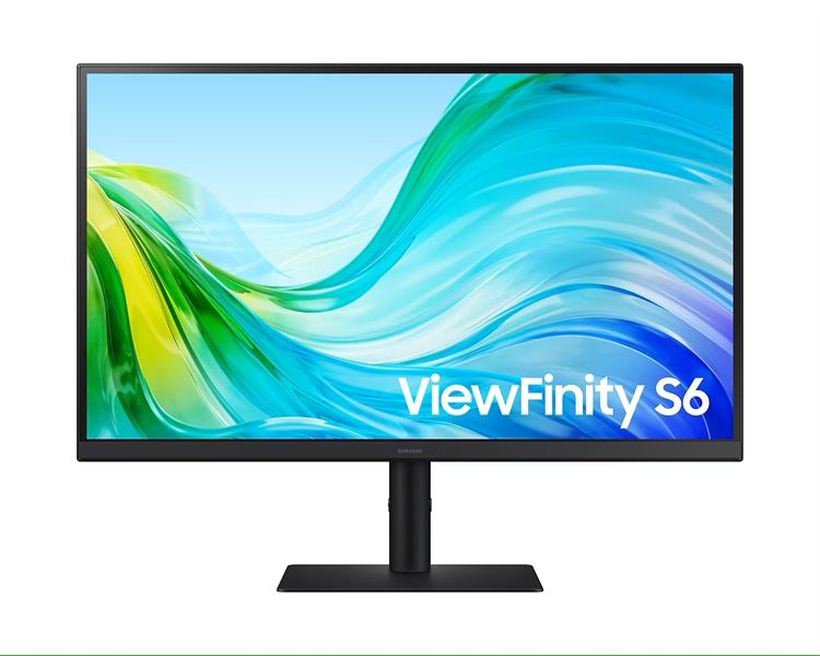 Монитор Samsung 27" ViewFinity S6 S61F S27F610EAI IPS LED 16:9 2560x1440x100Hz 5ms 300cd 1000:1 178/178 2*HDMI DP HAS Tilt Pivot Swivel VESA Black, LS27F610EAIXCI