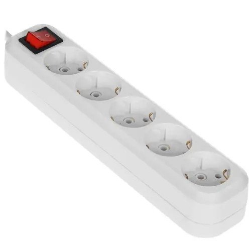 5bites SP5W-318 Сетевой фильтр 5S / 3*1.5MM2 / 16A / ABS / 1.8M / WHITE