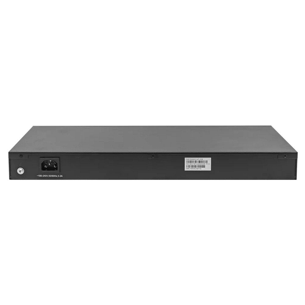 SNR SNR-S2982G-24T-POE Управляемый гигабитный PoE коммутатор уровня 2, 24 порта 10/100/1000Base-T, 4 порта 100/1000Base-X (SFP), бюджет PoE 185 Вт, встроенный БП ~220V AC