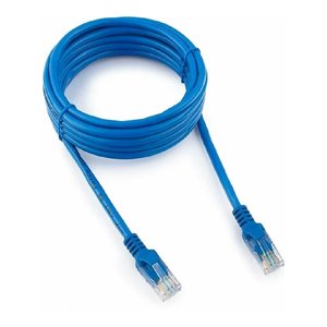 Gembird/Cablexpert Патч-корд UTP 5e, 3м, литой, многожильный, синий (PP12-3M/B)