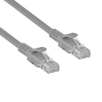 Exegate EX282004RUS Патч-корд медный UTP-RJ45-RJ45-C6-CU-1M-GY, UTP, cat.6, 1м, серый