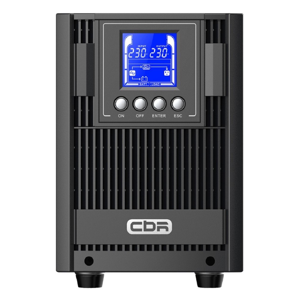 ИБП CBR ESSENCE ESN-1500 [Online 1500 VA / 1500 W, Tower, 4 x EURO, LCD, HID-USB, RS232, EPO, SNMP slot] (ESN-1.5KT-4F-LCHERSC)