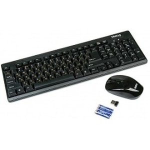 Dialog Клавиатура + мышка  KMROP-4010U Pointer RF 2.4G USB {Беспроводной набор , радиоклавиатура + опт. радиомышь 4D}