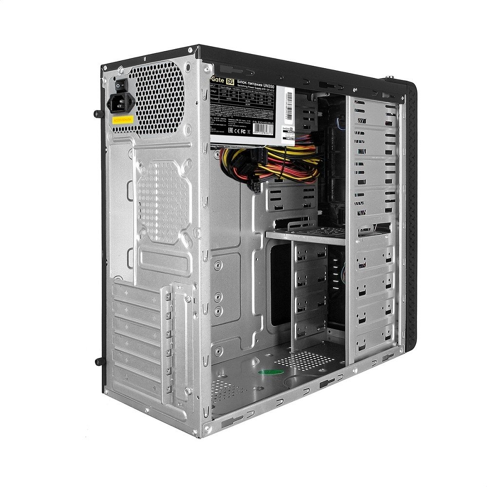 Exegate EX269439RUS Корпус Miditower ExeGate UN-604 (ATX, без БП, 2*USB+2*USB3.0, аудио, черный)