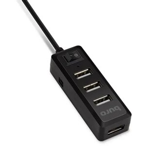 Разветвитель USB 2.0 Buro BU-HUB4-0.5L-U2.0