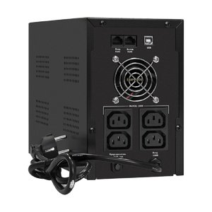 Exegate EX292608RUS ИБП ExeGate SpecialPro UNB-2000.LED.AVR.4C13.RJ.USB <2000VA/1200W, LED, AVR,4*C13, RJ45/11,USB, металлический корпус, Black>