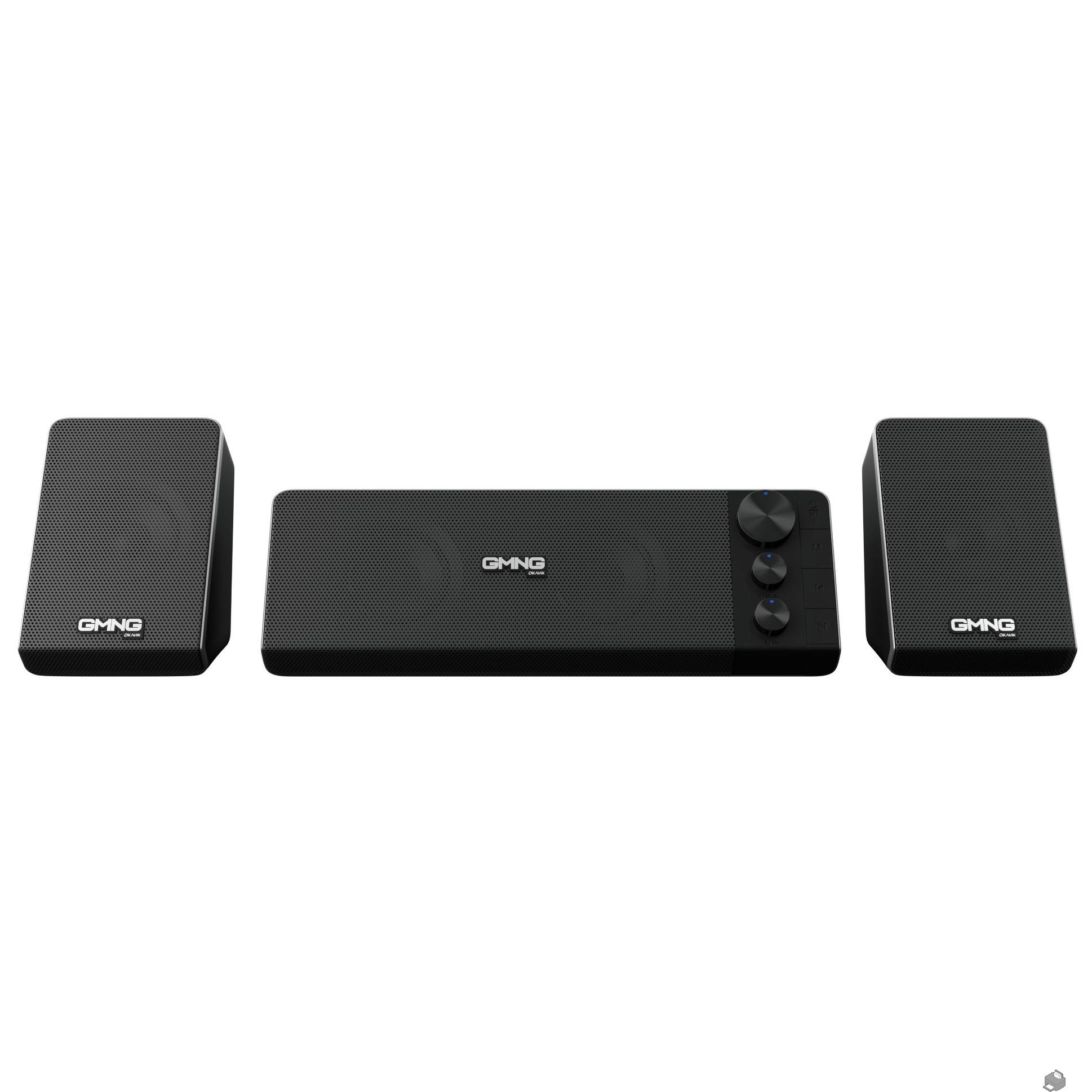 Oklick GMNG OK-450 2.1 черный 15Вт BT портативные, 1531964