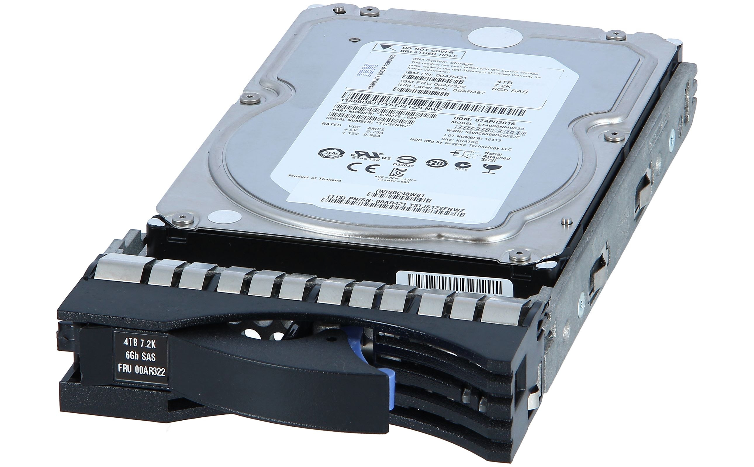 00AR322 Жёсткий диск 4Tb 3.5  IBM SAS 7200rpm 6Gb NL