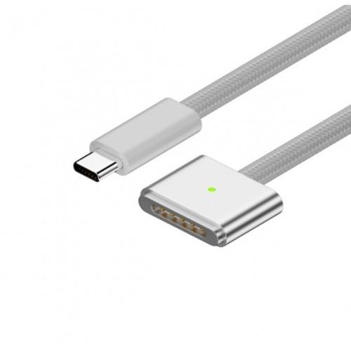 KS-is KS-806gen3-W-3 Кабель для зарядки USB-C M Magsafe 2 F, 3м белый														