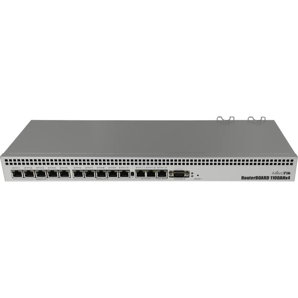 MikroTik RB1100x4/RB1100AHx4 Маршрутизатор  13x 1G Ethernet, 1х microSD, 802.3at