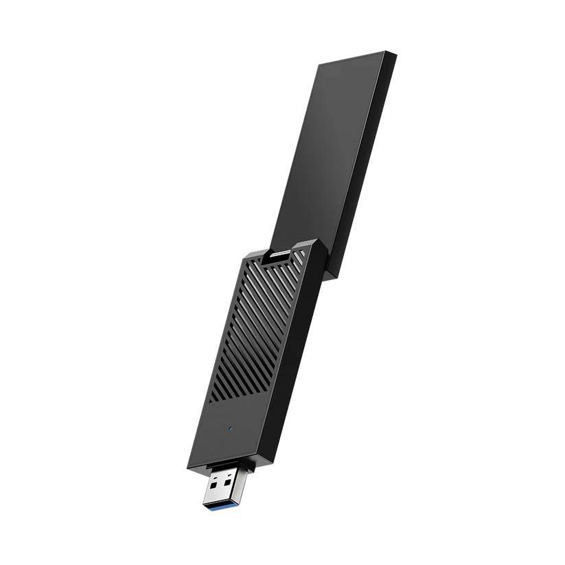 Cudy WU6500 1.0 USB-адаптер Wi-Fi 7 BE6500 с высоким коэффициентом усиления, 2,4/5/6 ГГц, до 6452 Мбит/с, USB 3.0