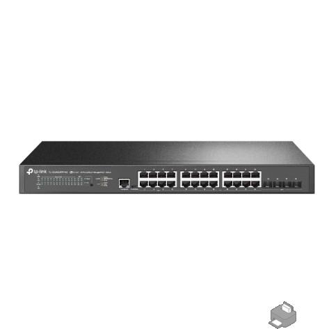TP-Link SG3428XPP-M2 Управляемый коммутатор JetStream уровня 2+ с 24 портами 2,5 Гбит/с (8 портов PoE++, 16 портов PoE+) и 4 портами SFP+