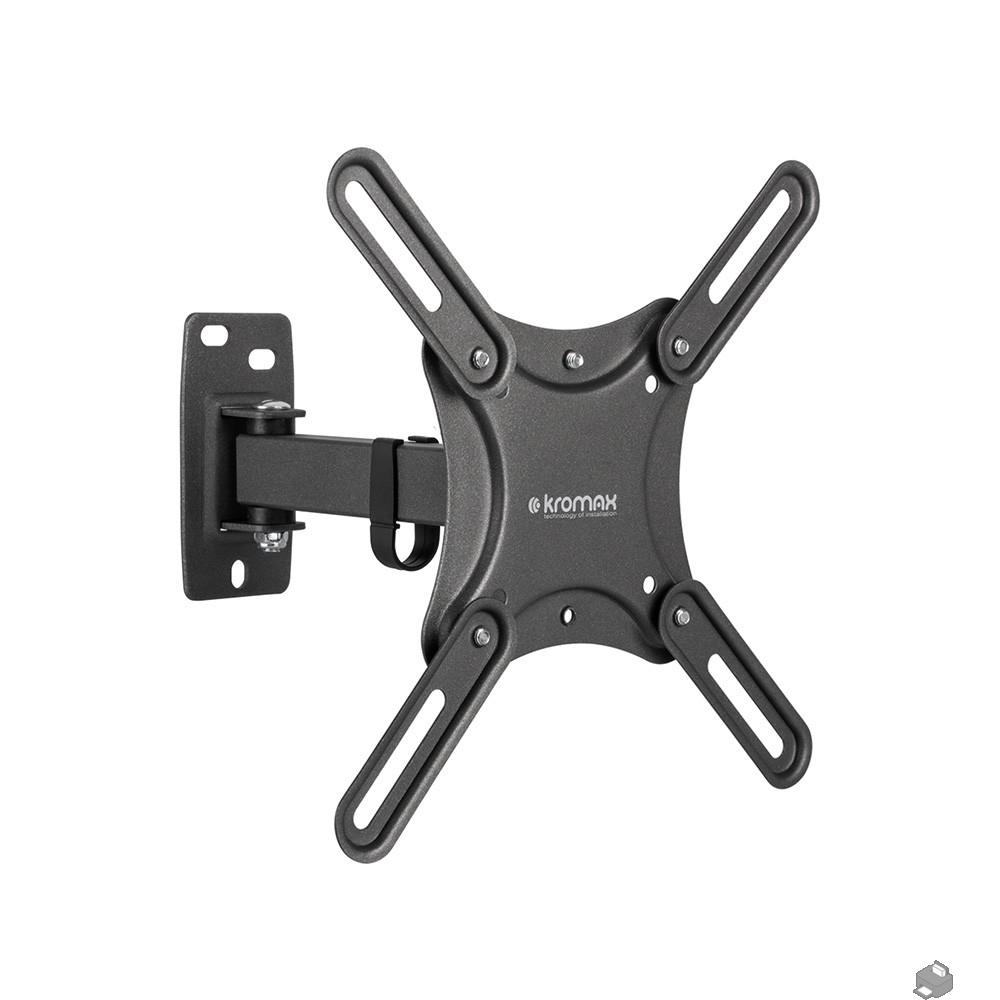 Kromax CORBEL-4 черный 15"-42" макс.25кг настенный поворот и наклон, 90464