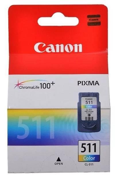 Картридж CANON CL-511 цветной, 9 мл, 244 страниц, 2972B007