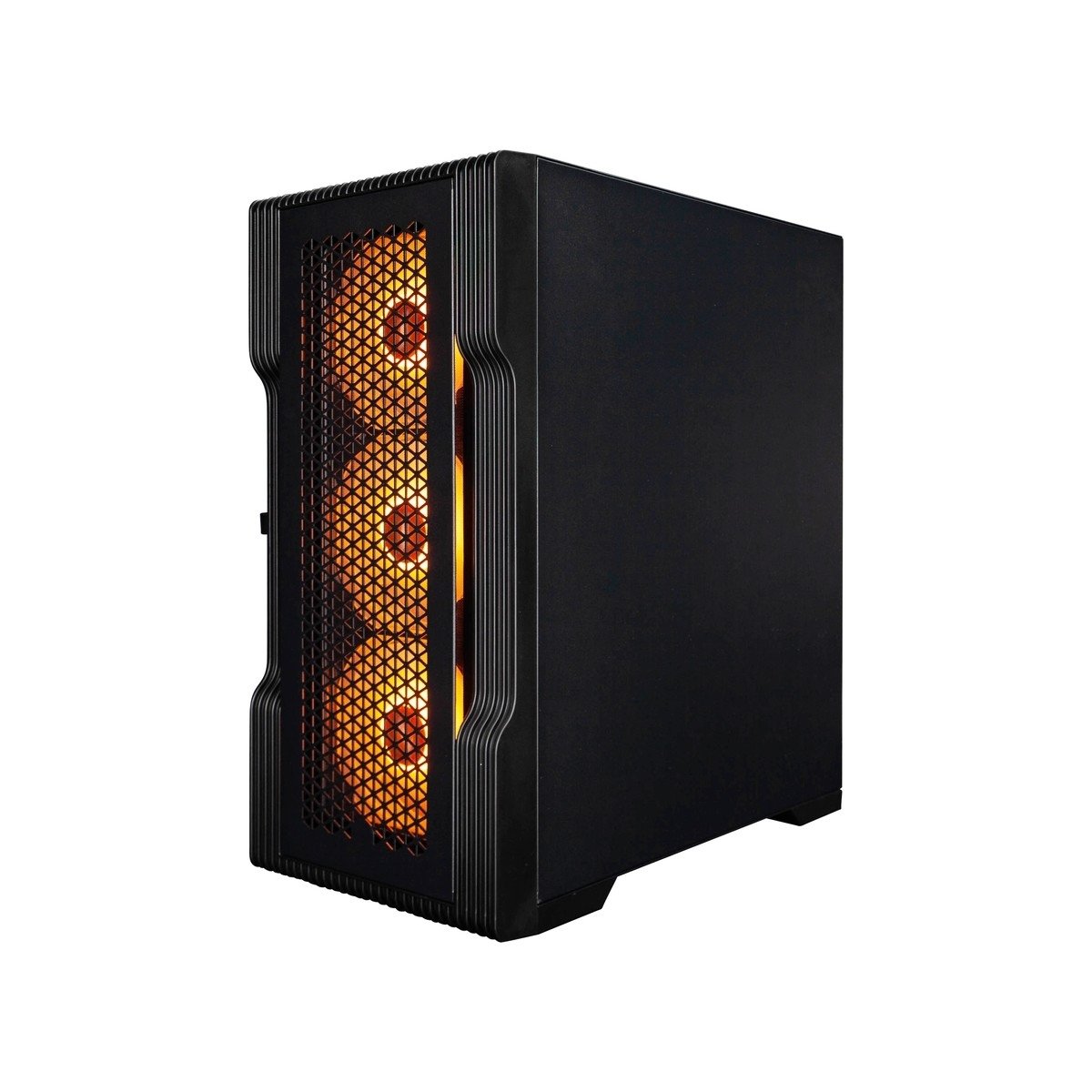 1STPLAYER Корпус TRILOBITE T3 Black / mATX, TG / 4x 120mm LED fans inc. / T3-BK-4F1