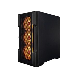 1STPLAYER Корпус TRILOBITE T3 Black / mATX, TG / 4x 120mm LED fans inc. / T3-BK-4F1