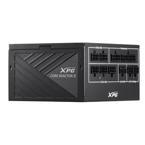 XPG CORE REACTOR II 850 black (ATX 3.1, 850W, Full Modular, PWM 120mm FDB fan, Active PFC, DC to DC,Half-Bridge & LLC converter, 80+ GOLD, all Japanese capasitors, черный) RET, COREREACTORII850G-BKCEU