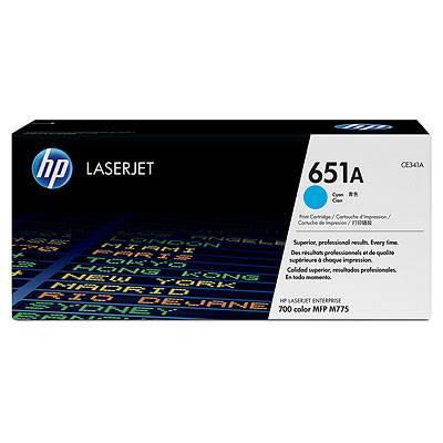 Картридж HP 651A лазерный голубой (16000 стр), CE341A