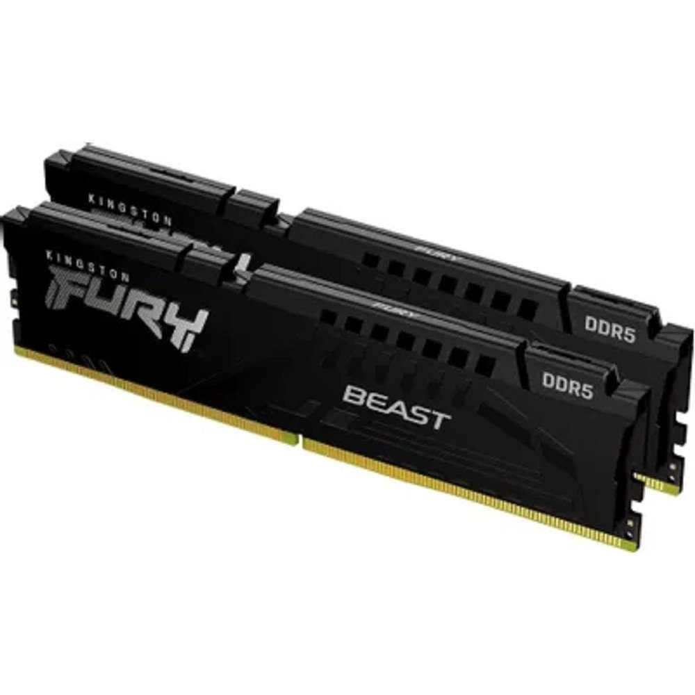 Kingston DDR5 DIMM 32Gb Kit 2x16Gb 5600MHz KF560C36BBE2K2-32 Fury Beast Black
