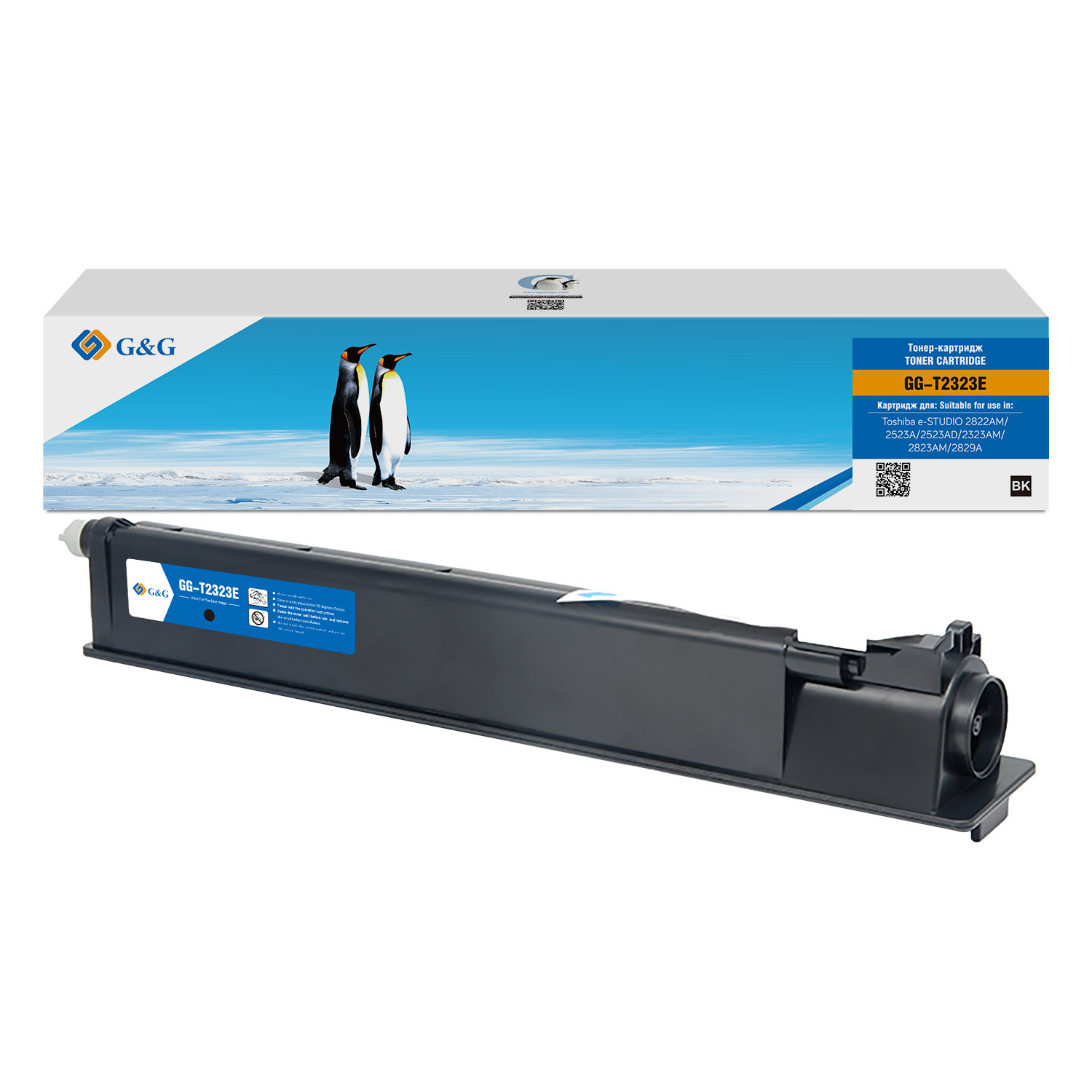 GG-T2323E G&G Тонер-картридж черный для e-STUDIO2323AM/2823AM/2329A/2829A (17500 стр)