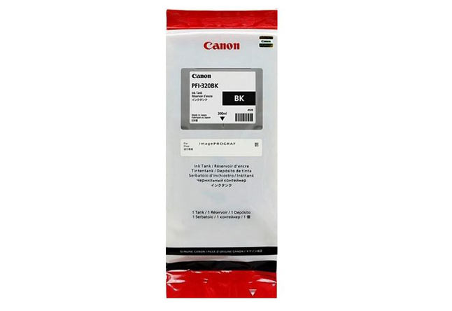 Картридж PFI-320BK Canon TM-200/205/300/305,300 мл (O) black 2890C001