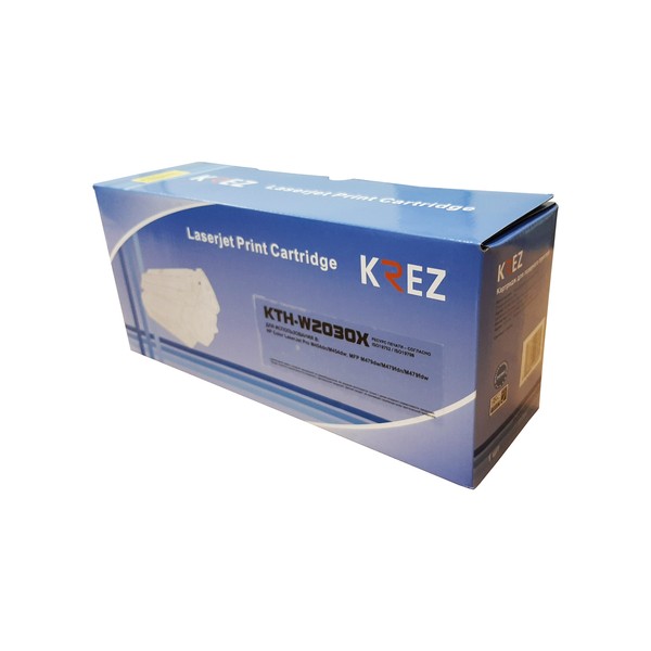 Совместимый тонер-картрид черный W2030X с чипом для НР LJ Pro M454/MFP M479/M480f 7,5К KREZ, KTH-W2030X
