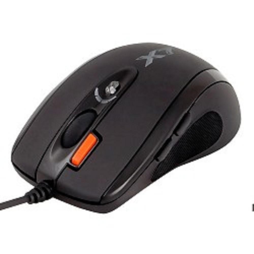 Мышь игровая A4Tech X-710MK , черный , оптическая, 2000dpi , USB, 7 кнопок, 94402