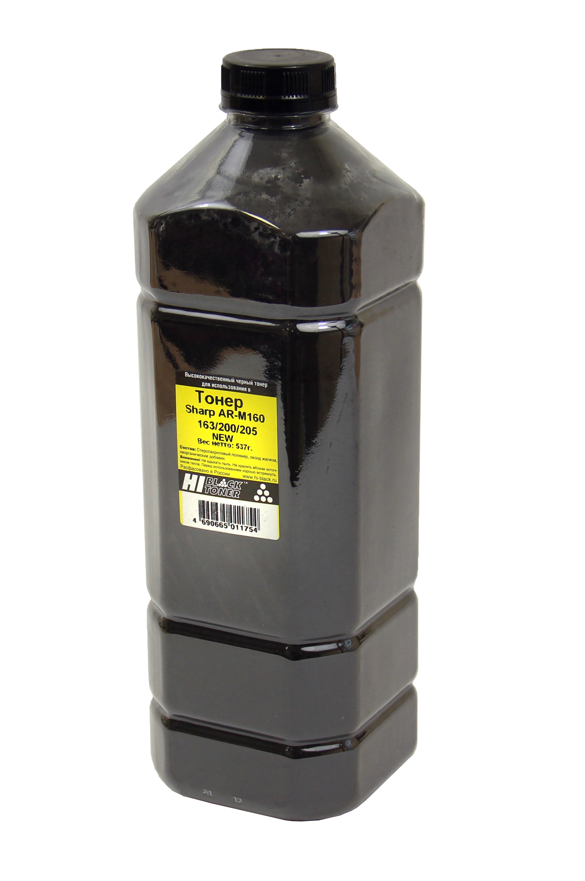 Тонер Hi-Black для Sharp AR-M160/163/200/205, Bk, 537 г, канистра, 70101012330